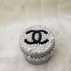 Swarovski and Pearl Herb Grinder